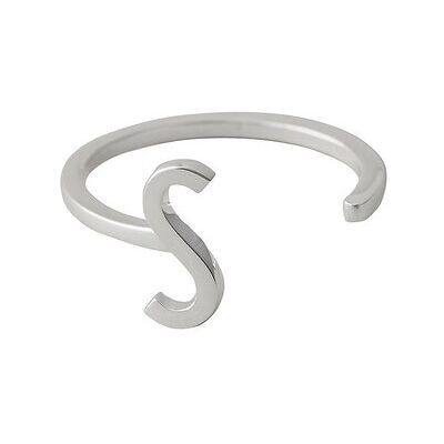 Design Letters Ring A-Z Silver ONE SIZE SILVER ONE SIZE Design Letters Ring A-Z Silver ONE SIZE SILVER ONE SIZE