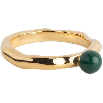 Enamel Copenhagen Ring, Ariel 57 PETROL GREEN 57 Enamel Copenhagen Ring, Ariel 57 PETROL GREEN 57