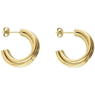 My Jewellery Earring Multi Row Hoop Small ONE SIZE GOLD ONE SIZE My Jewellery Earring Multi Row Hoop Small ONE SIZE GOLD ONE SIZE