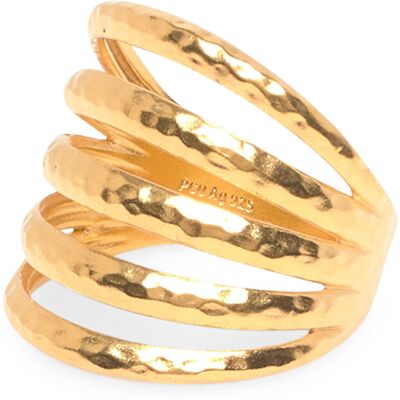 Pernille Corydon Poetry Ring 50 GOLD PLATED RECYCLED STERLING SILVER 50 Pernille Corydon Poetry Ring 50 GOLD PLATED RECYCLED STERLING SILVER 50