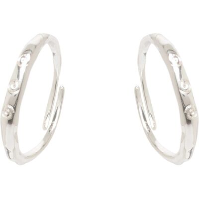 Pilgrim Fire Ring 2-In-1 Set, Silver-Plated ONE SIZE SILVER PLATED ONE SIZE Pilgrim Fire Ring 2-In-1 Set, Silver-Plated ONE SIZE SILVER PLATED ONE SIZE