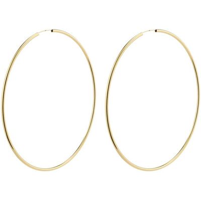 Pilgrim April Mega Hoop Earrings Gold-Plated ONE SIZE GOLD PLATED ONE SIZE Pilgrim April Mega Hoop Earrings Gold-Plated ONE SIZE GOLD PLATED ONE SIZE