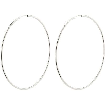Pilgrim April Mega Hoop Earrings Silver-Plated ONE SIZE SILVER PLATED ONE SIZE Pilgrim April Mega Hoop Earrings Silver-Plated ONE SIZE SILVER PLATED ONE SIZE