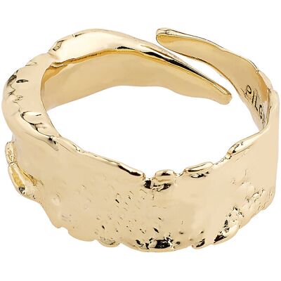 Pilgrim Bathilda Recycled Rustic Ring ONE SIZE GOLD PLATED ONE SIZE Pilgrim Bathilda Recycled Rustic Ring ONE SIZE GOLD PLATED ONE SIZE