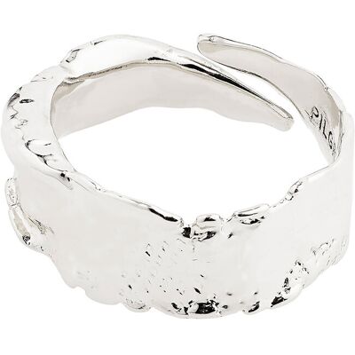 Pilgrim Bathilda Recycled Rustic Ring ONE SIZE SILVER PLATED ONE SIZE Pilgrim Bathilda Recycled Rustic Ring ONE SIZE SILVER PLATED ONE SIZE