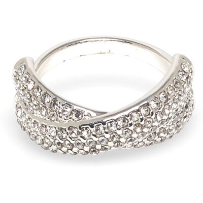 Pilgrim Edtli Crystal Ring Silver-Plated ONE SIZE SILVER PLATED ONE SIZE Pilgrim Edtli Crystal Ring Silver-Plated ONE SIZE SILVER PLATED ONE SIZE