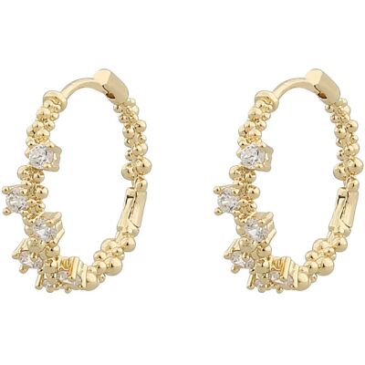 SNÖ of Sweden Helsinki Ring Ear ONE SIZE G/CLEAR ONE SIZE SNÖ of Sweden Helsinki Ring Ear ONE SIZE G/CLEAR ONE SIZE