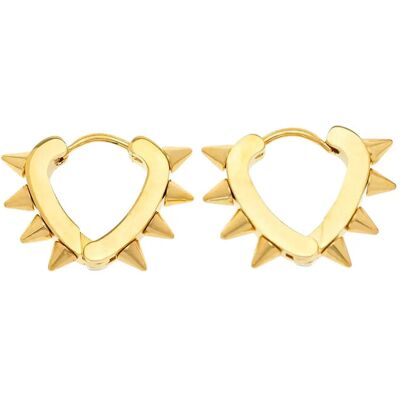 Timi of Sweden Nike - Spike Hoop Earrings Stainless Steel ONE SIZE GOLD ONE SIZE Timi of Sweden Nike - Spike Hoop Earrings Stainless Steel ONE SIZE GOLD ONE SIZE