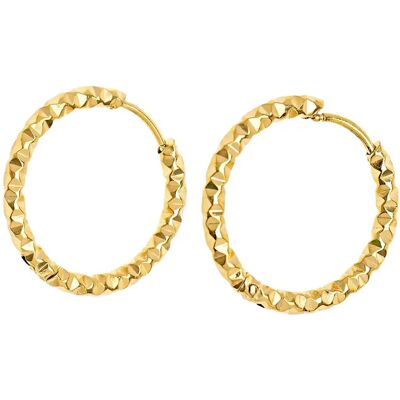 Timi of Sweden Torun - Hoop Earrings 20Mm Stainless Steel ONE SIZE GOLD ONE SIZE Timi of Sweden Torun - Hoop Earrings 20Mm Stainless Steel ONE SIZE GOLD ONE SIZE