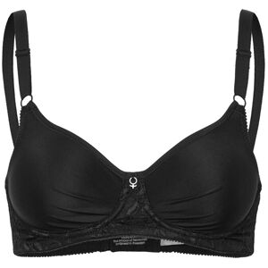 Abecita Iris Wire Bra Moulded Cups White B x 85 BLACK B x 85 Abecita Iris Wire Bra Moulded Cups White B x 85 BLACK B x 85