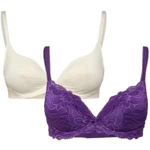 Dorina Angie Push Up Plunge D x 70 PURPLE/IVORY D x 70 Dorina Angie Push Up Plunge D x 70 PURPLE/IVORY D x 70