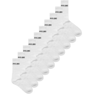 Jack & Jones Jacregen Tennis Socks 10 Pack Jnr Ln 38-43 WHITE 38-43 Jack & Jones Jacregen Tennis Socks 10 Pack Jnr Ln 38-43 WHITE 38-43