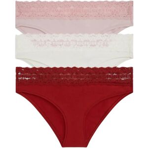 Tommy Hilfiger 3 Pack Bikini XS BONITA PINK IVORY DARK MAGMA XS Tommy Hilfiger 3 Pack Bikini XS BONITA PINK IVORY DARK MAGMA XS