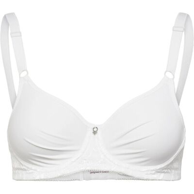 Abecita Iris Wire Bra Moulded Cups White B x 105 WHITE B x 105 Abecita Iris Wire Bra Moulded Cups White B x 105 WHITE B x 105