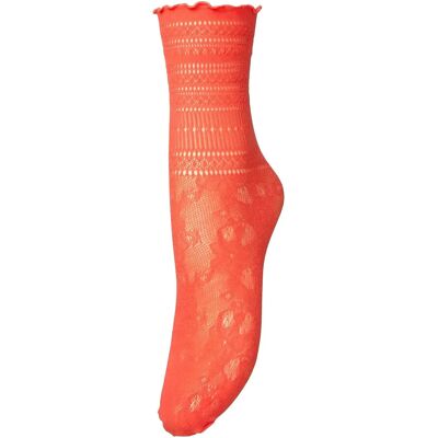 Becksöndergaard Bloom Lace Sock ONE SIZE GRENADINE RED ONE SIZE Becksöndergaard Bloom Lace Sock ONE SIZE GRENADINE RED ONE SIZE