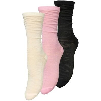Becksöndergaard Amina Glitter Sock 3 Pack 39-41 BLACK/OFF-WHITE/ROSE 39-41 Becksöndergaard Amina Glitter Sock 3 Pack 39-41 BLACK/OFF-WHITE/ROSE 39-41