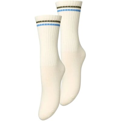 Becksöndergaard Stripea Cotta Sock 2 Pack 37-39 BIRCH WHITE 37-39 Becksöndergaard Stripea Cotta Sock 2 Pack 37-39 BIRCH WHITE 37-39