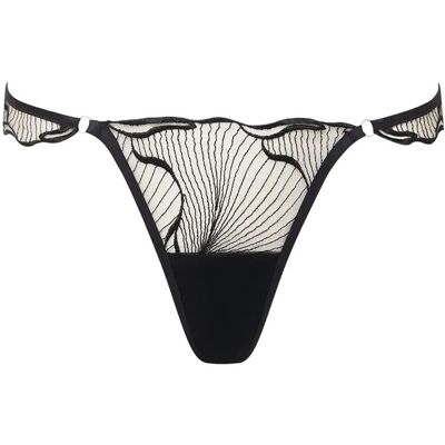 Bluebella Marabel Thong 34 BLACK/SHEER 34 Bluebella Marabel Thong 34 BLACK/SHEER 34