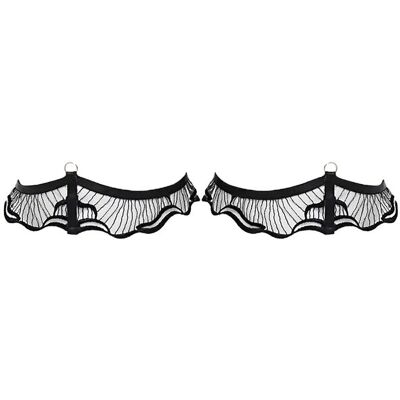 Bluebella Marabel Detachable Thigh Garters XS/S BLACK/SHEER XS/S Bluebella Marabel Detachable Thigh Garters XS/S BLACK/SHEER XS/S