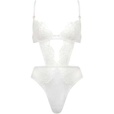 Bluebella Marisa Wired Body E x 75 WHITE/SHEER E x 75 Bluebella Marisa Wired Body E x 75 WHITE/SHEER E x 75