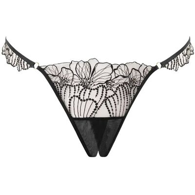 Bluebella Amarosa Ouvert Brief 42 BLACK/SHEER 42 Bluebella Amarosa Ouvert Brief 42 BLACK/SHEER 42
