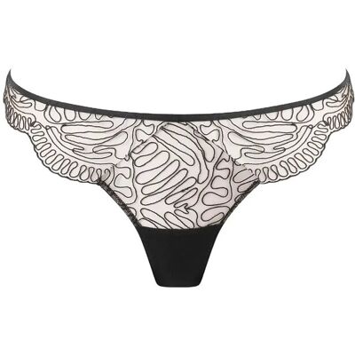 Bluebella Leliana Thong 42 BLACK/SHEER 42 Bluebella Leliana Thong 42 BLACK/SHEER 42