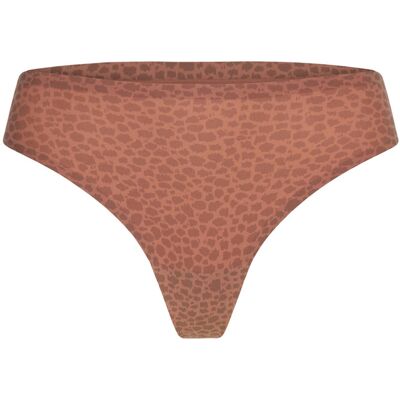 CHANTELLE Softstretch Thong / Print ONE SIZE WILD BROWN ONE SIZE CHANTELLE Softstretch Thong / Print ONE SIZE WILD BROWN ONE SIZE