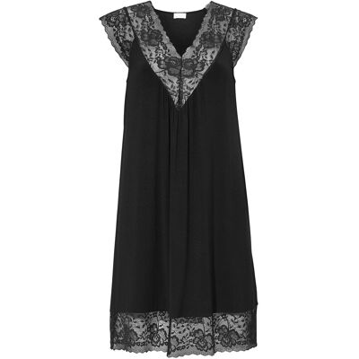 Damella of Sweden Nightdress No Sleeve S BLACK S Damella of Sweden Nightdress No Sleeve S BLACK S