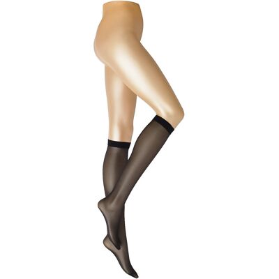 Decoy Knee High Glossy 2-Pk 20 ONE SIZ SVART ONE SIZ Decoy Knee High Glossy 2-Pk 20 ONE SIZ SVART ONE SIZ
