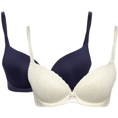 Dorina Sonia 2Pp Plunge D x 85 IVORY/INK D x 85 Dorina Sonia 2Pp Plunge D x 85 IVORY/INK D x 85
