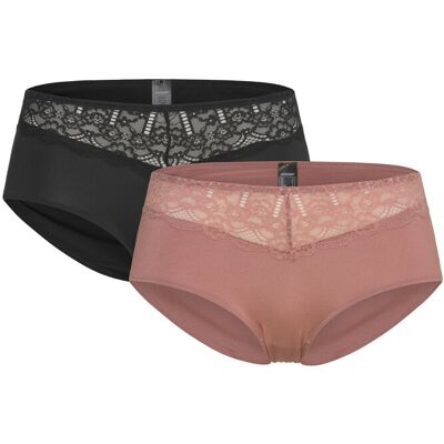 Dorina Celine 2Pp Brief L PINK/BLACK L Dorina Celine 2Pp Brief L PINK/BLACK L