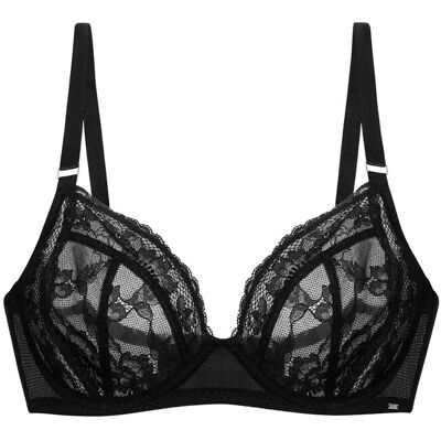 Dorina Emory Non Padded Wired Bra F x 85 BLACK F x 85 Dorina Emory Non Padded Wired Bra F x 85 BLACK F x 85
