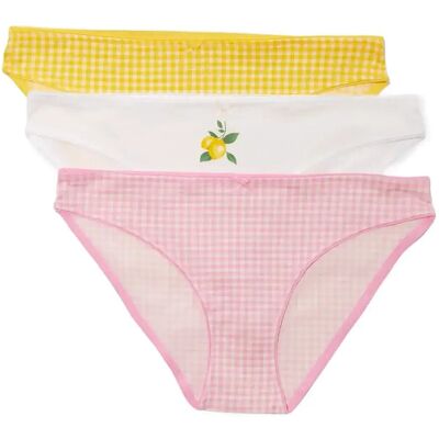 Etam Jackie - 3 Slips XS YELLOW XS Etam Jackie - 3 Slips XS YELLOW XS