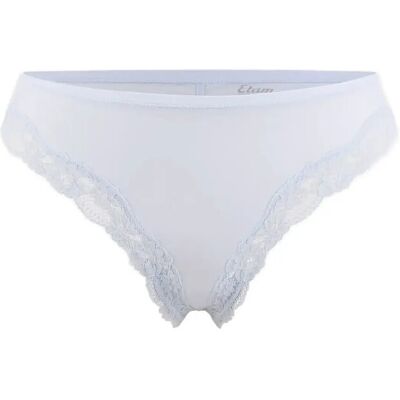 Etam Pure Soft Lace - Tanga L BLUE L Etam Pure Soft Lace - Tanga L BLUE L
