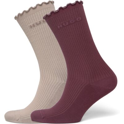 HUGO 2P Rs Lettuce Cc W 35-38 DARK PURPLE 35-38 HUGO 2P Rs Lettuce Cc W 35-38 DARK PURPLE 35-38