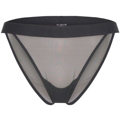 Organic Basics Mesh Tanga Briefs S BLACK S Organic Basics Mesh Tanga Briefs S BLACK S