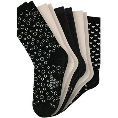Schiesser Socks 35-38 ASSORTED 4 35-38 Schiesser Socks 35-38 ASSORTED 4 35-38