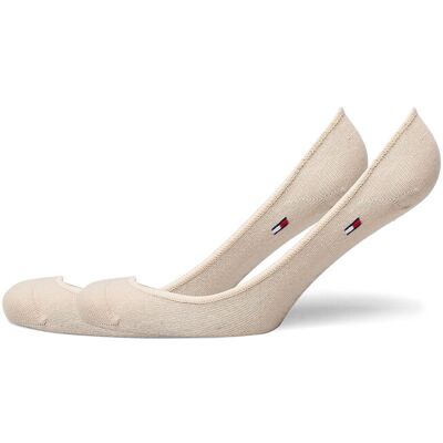 Tommy Hilfiger Th Women Footie Invisible 2P 39-42 NOMAD 39-42 Tommy Hilfiger Th Women Footie Invisible 2P 39-42 NOMAD 39-42
