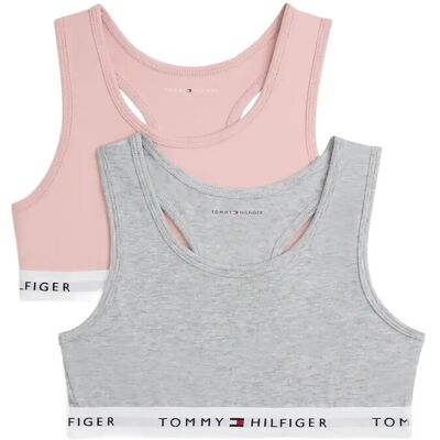 Tommy Hilfiger 2 Pk Bralette 140-152 FOGGY PINK L GRY HTR 140-152 Tommy Hilfiger 2 Pk Bralette 140-152 FOGGY PINK L GRY HTR 140-152