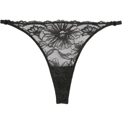 Tommy Hilfiger Tanga Thong (Ext.sizes) XL BLACK XL Tommy Hilfiger Tanga Thong (Ext.sizes) XL BLACK XL