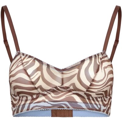Understatement Underwear Mesh Balconette XXL ZEBRA XXL Understatement Underwear Mesh Balconette XXL ZEBRA XXL