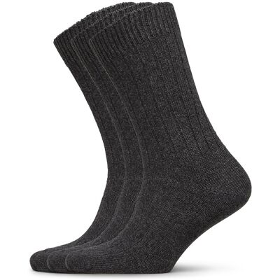 Amanda Christensen Supreme Sock 3-Pack 43-46 ANTHRACITE MELANGE 43-46 Amanda Christensen Supreme Sock 3-Pack 43-46 ANTHRACITE MELANGE 43-46