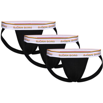 Björn Borg Cotton Stretch Jock Strap 3P XL MULTIPACK 1 XL Björn Borg Cotton Stretch Jock Strap 3P XL MULTIPACK 1 XL