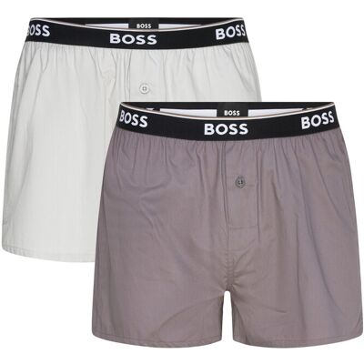 Boss 2P Boxer Shorts Ew S LIGHT/PASTEL GREY S Boss 2P Boxer Shorts Ew S LIGHT/PASTEL GREY S
