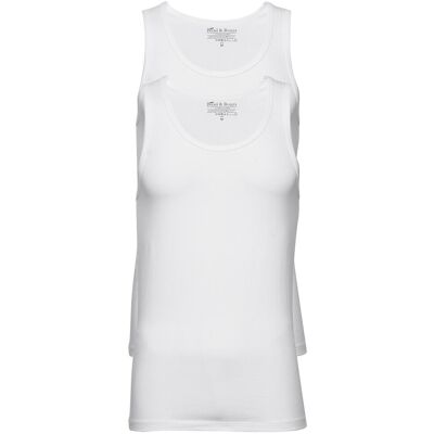 Bread & Boxers 2-Pack Tank S WHITE S Bread & Boxers 2-Pack Tank S WHITE S