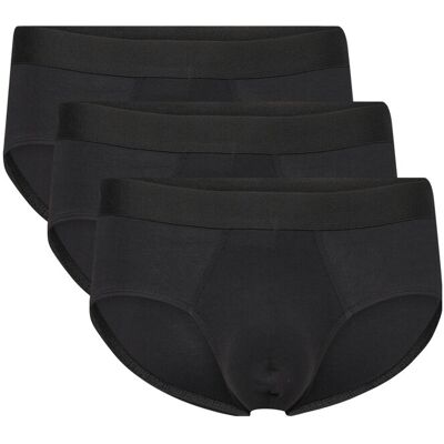 Bread & Boxers 3-Pack Brief S BLACK S Bread & Boxers 3-Pack Brief S BLACK S