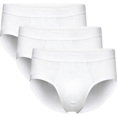 Bread & Boxers 3-Pack Brief M WHITE M Bread & Boxers 3-Pack Brief M WHITE M