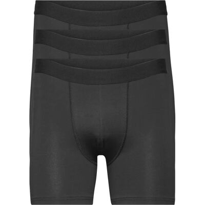 Bread & Boxers 3-Pack Boxer Brief Extra Long L BLACK L Bread & Boxers 3-Pack Boxer Brief Extra Long L BLACK L