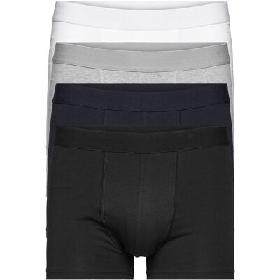 Bread & Boxers Boxer Brief Multipack XS WHITE/BACK/GREY/NAVY XS Bread & Boxers Boxer Brief Multipack XS WHITE/BACK/GREY/NAVY XS
