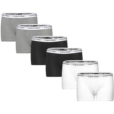 Calvin 7Pk Trunk 128-140 CKBLACK GREYHTR BRIGHTWHITE 128-140 Calvin 7Pk Trunk 128-140 CKBLACK GREYHTR BRIGHTWHITE 128-140